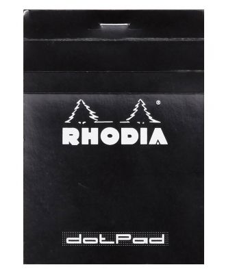 Rhodia Bloc de notas nº 12 Cuadrícula de puntos Negro