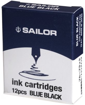Cartuchos de tinta Sailor Azul Negro