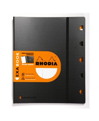 Rhodia Exa Book A4+ Forrado Negro