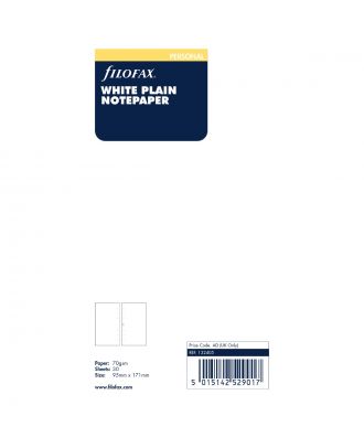 Filofax Recambio Personal Blanco en Blanco
