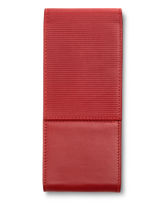Estuche para bolígrafos de cuero rojo Lamy para 3 bolígrafos