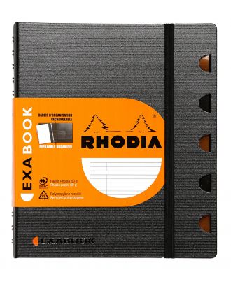Rhodia Exa Book A5 Lined Negro
