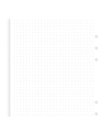 Recambio Filofax Personal Blanco Punteado