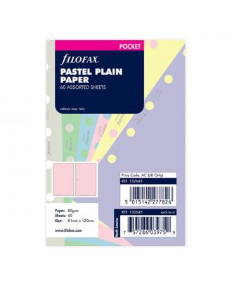 Filofax Recambio Bolsillo Pastel Blanco