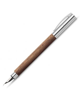 Faber Castell Ambition Pluma Estilográfica Madera de Nogal