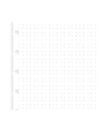 Filofax Notebook Recambio A5 blanco con puntos