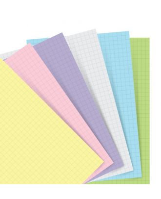 Filofax Bolsillo de Recambio Cuadriculado Pastel