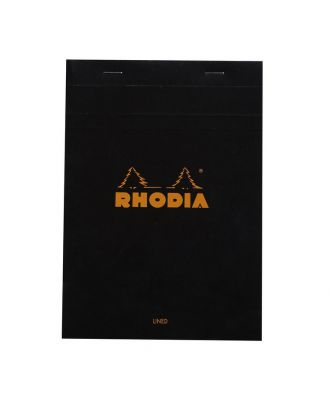 Cuaderno Rhodia A5 nº 16 rayado Negro