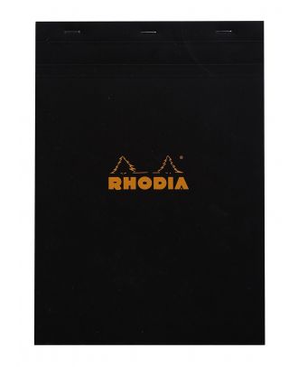 Cuaderno Rhodia A4 nº 18 Cuadriculado Negro