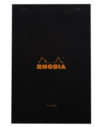 Cuaderno Rhodia A4+ Nº 19 Cuadriculado Negro