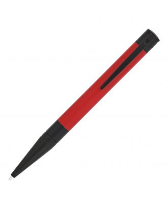 S.T. Dupont D-Initial Bolígrafo negro mate y rojo