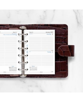 Filofax Pocket Recambio, un día por página, 2027