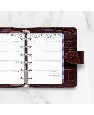 Recambio de bolsillo Filofax Semana en 2 páginas Jardín 2027