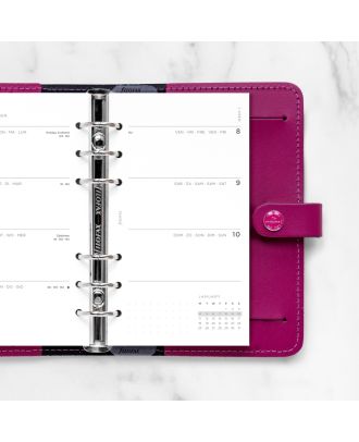 Filofax Personal Filling Semana en 2 Páginas Minimal 2027