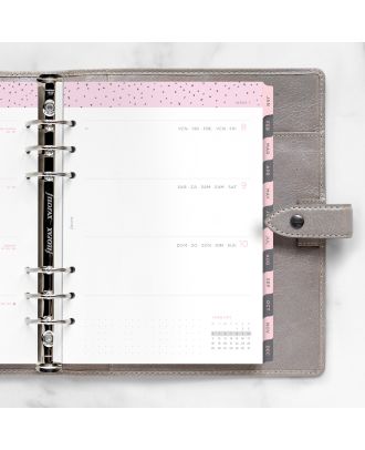 Recambio Filofax A5 Semana en 2 Páginas Confetti 2027