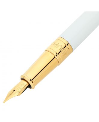 S.T. Dupont D-Initial Pluma Estilográfica Blanca