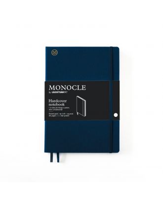 Monocle by Leuchtturm1917 Cuaderno Composition B5, tapa dura, azul marino, con puntos