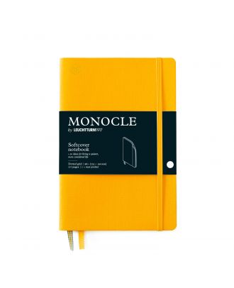 Monocle by Leuchtturm1917 Cuaderno B6+ de tapa blanda amarillo con puntos