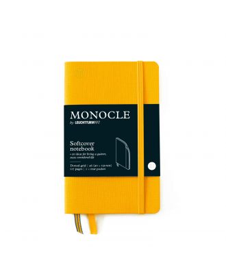 Monocle by Leuchtturm1917 Cuaderno A6 de tapa blanda amarillo punteado