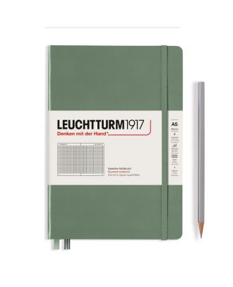 Leuchtturm1917 Cuaderno Mediano Liso Colores Oliva A Cuadros