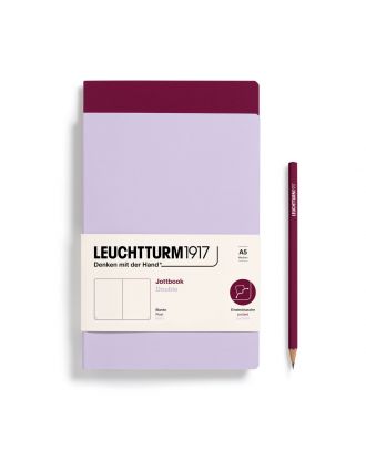 Leuchtturm1917 Jottbook Medium Lila/Rojo Oporto Liso