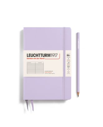 Leuchtturm1917 Libreta Slim B6+ Tapa blanda Tapa dura Lila Rayado