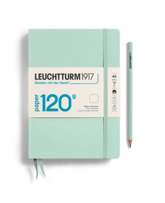 Leuchtturm1917 Cuaderno Edición 120G Mediano Verde Menta Blanco