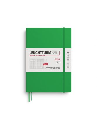 Leuchtturm1917 Agenda 2026 Planificador Mensual Composición B5 Tapa Blanda Primavera Hoja