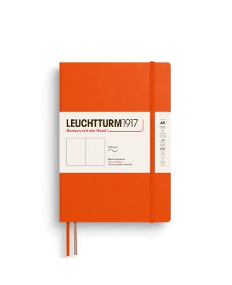 Leuchtturm1917 Cuaderno Mediano de tapas blandas Pumpkin Blanco
