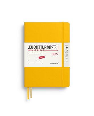 Agenda Leuchtturm1917 2027 Planificador semanal mediano A5 Sunflower