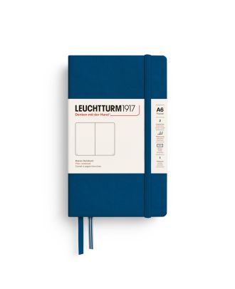 Leuchtturm1917 Cuaderno « Pocket » « Indigo » en blanco