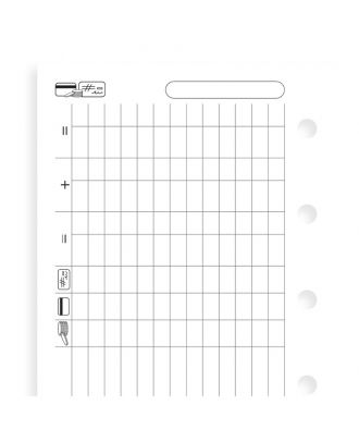 Recambio Filofax Mini Finanzas