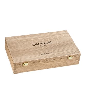 Caran d'Ache Luminance 6901 Lápices de colores, caja de madera de 100 unidades