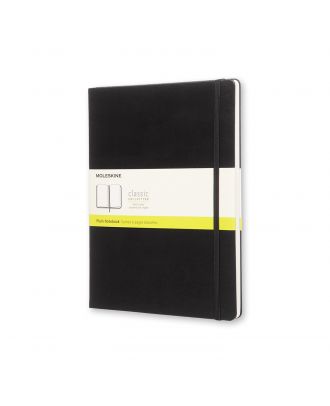Moleskine Classic Cuaderno extragrande negro, tapa dura, rayado