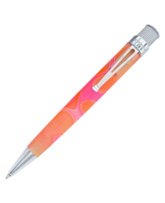 Roller Retro 51 Tornado Acrylic Cosmic Swirl rosa y naranja
