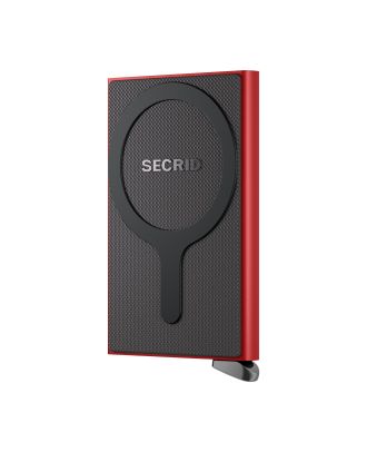 Secrid Cardprotector , modelo «Fluted» para MagSafe, color rojo