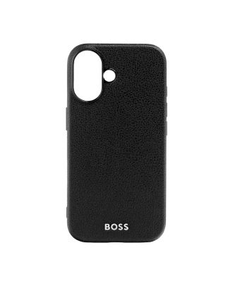 Hugo Boss Funda Grained Black para iPhone 17