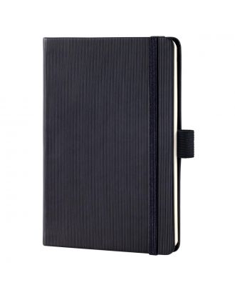 Sigel Conceptum Pure Cuaderno A6 negro, tapa dura, cuadriculado