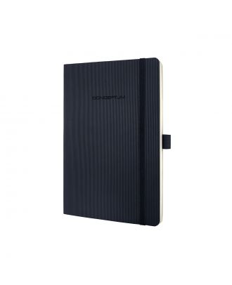 Sigel Conceptum Pure Cuaderno A5 negro, tapa blanda, punteado