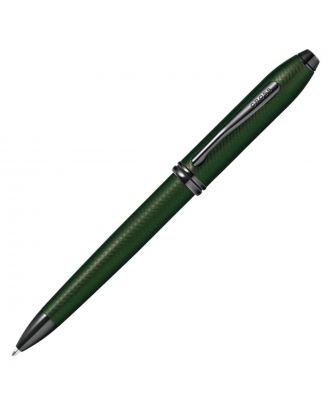 Bolígrafo « Cross Townsend » verde mate con PVD y microranurado