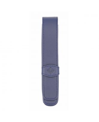 Estuche de piel azul Diplomat para 1 bolígrafo