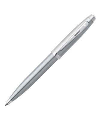 Sheaffer 100 Bolígrafo con acabado en cromo cepillado y detalles niquelados