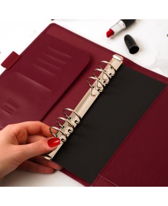 Filofax Saffiano A5 Dark Cherry