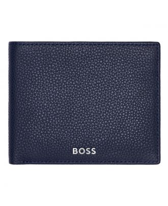Hugo Boss Cartera Classic Grained Azul Marino