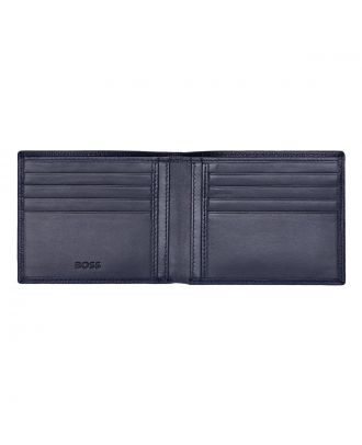 Hugo Boss Cartera Classic Grained Azul Marino