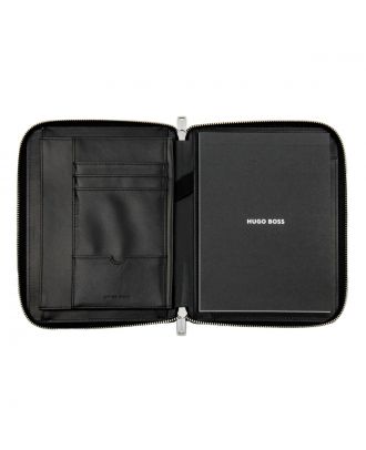 Hugo Boss A5 Writing Case Pure Iconic Negro
