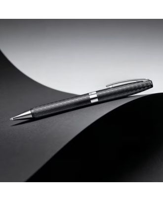 Sheaffer Legacy Bolígrafo 9066 Chevron en negro mate con detalles en gris plomo