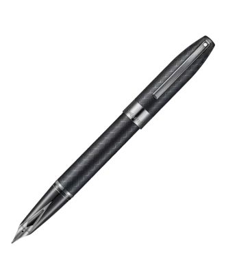 Sheaffer Legacy 9066 Chevron Negro Mate con Detalles en Color de Bronce, Pluma de tinta