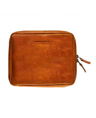 Maverick Leather Organizador de viaje de piel para hombre New Men
