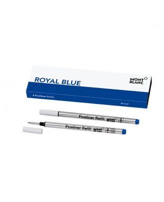 Montblanc Fineliner Recambio Azul Ancho (2 uds.)
